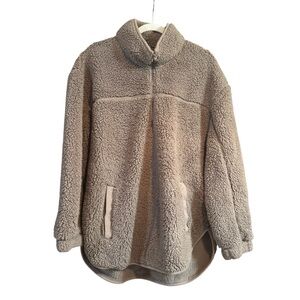 Cozy Tan Sherpa Jacket